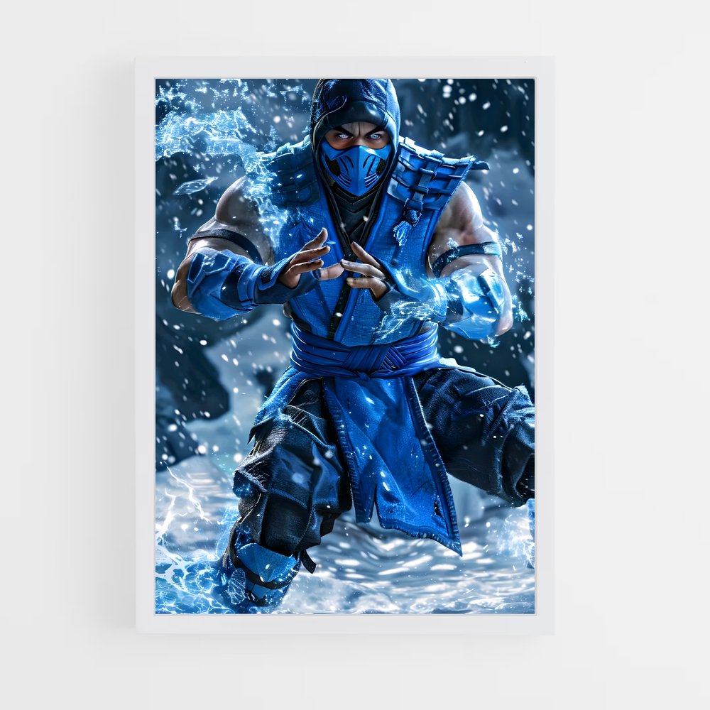 Poster Sub Zero – affiche Mortal kombat (vue 3)